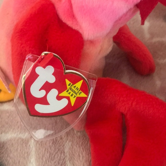 1996 Retired Original Ty Beanie Strut the chicken - Picture 5 of 5